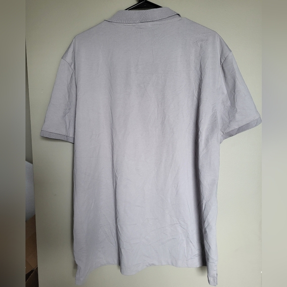 NWOT Calvin Klein Jeans Men's Polo in Light Gray, Size Large - Picture 3 of 5